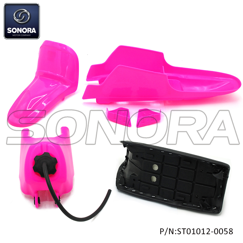 Yamaha PW50 Plastic Body Kit-pink (P/N:ST01012-0058) Top Quality