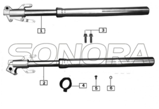 FRONT SHOCK ABSORBER for ZONGSHEN RX3 SPARE PARTS TOP QUALITY