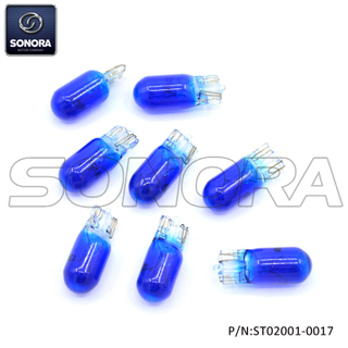 Bulb 12V 5W T10 Blue (P/N:ST02001-0017) Top Quality