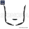 Vespa Sprint Primavera Leg shield strip gloss black(3pcs) (P/N:ST06110-0039) Top Quality