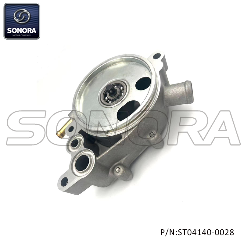 Water pump cover for Piaggio Medley125-150 4t E4 Abs 2016-2019 Vespa Gts125-150 4t E4 Abs 2016-2023 Efi 1A0013355.1A001221.1A001276,1A0148354 (P/N:ST04140-0028） Top Quality 