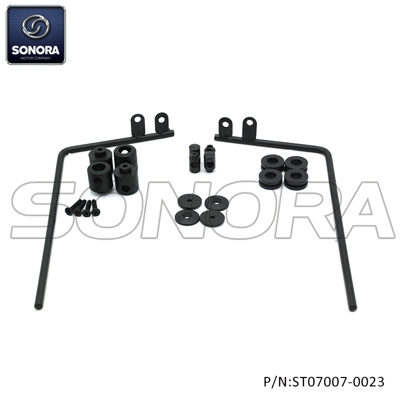 Grande Retro Torino High Windshield with Mounting Set Transparent (P/N:ST07007-0023) Original Quality