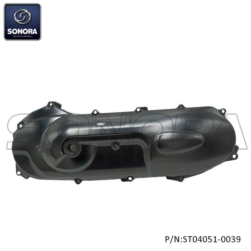 Left Crankcase Cover for Yamaha Neos Jog R Mbk Ovetto 5EU-E5411-00 Glossy Black(P/N:ST04051-0039)Top Quality
