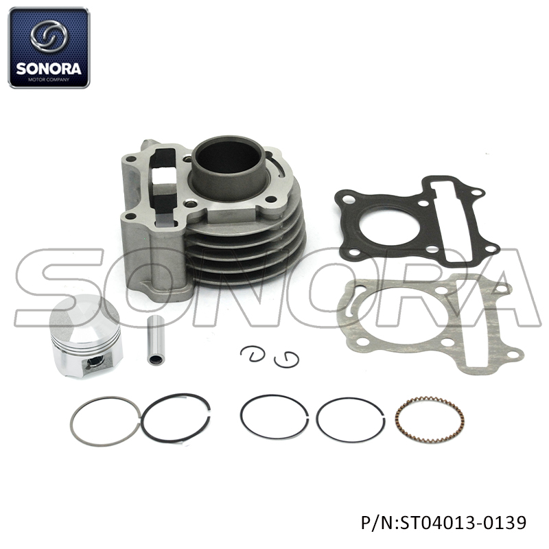39MM Cylinder kit for GY6 Kymco, Peugeot, Rieju with 10MM pin（P/N:ST04013-0139） Top Quality