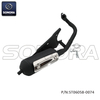 Exhaust for Kymco Super 9 AC Agility 2T Super 8 2T Like Dink YUP SYM Jet Mask Red Devil Shark RS 50cc AC(P/N:ST06058-0062 ) Top Quality