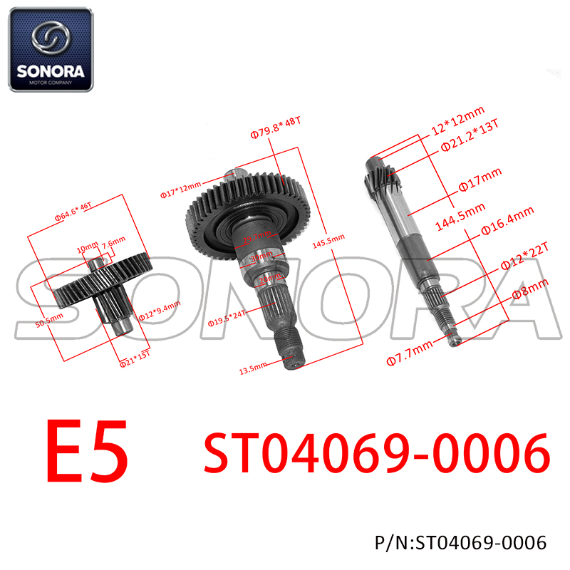 Vertanding Piaggio Zip e5 (P/N:ST04069-0006) Top Quality