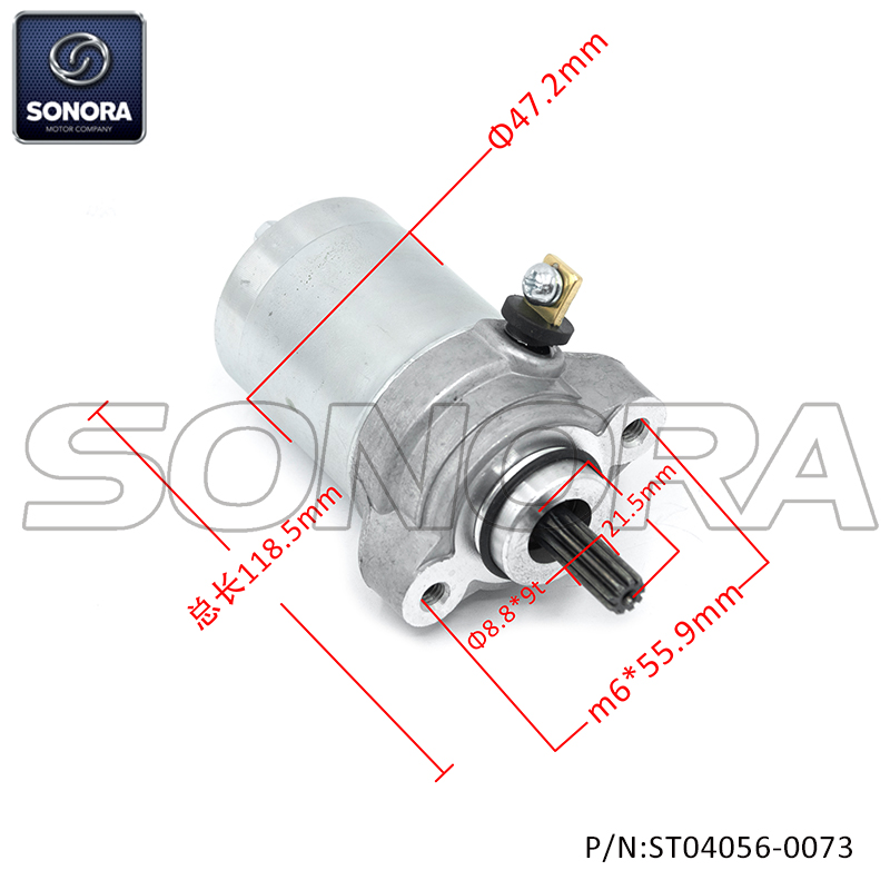 STARTING MOTOR for YAMAHA CRYPTONX 135 5YP-H1800-02 (P/N:ST04056-0073） Top Quality