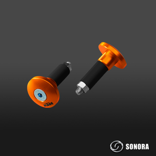 KTM CNC ORANGE HANDLEBAR ENDS Top Quality