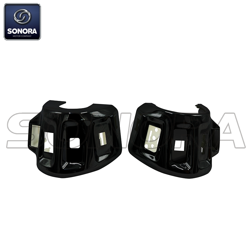 VESPA GTS E5 SWITCH COVER-SET Bright Black Top Quality Parts