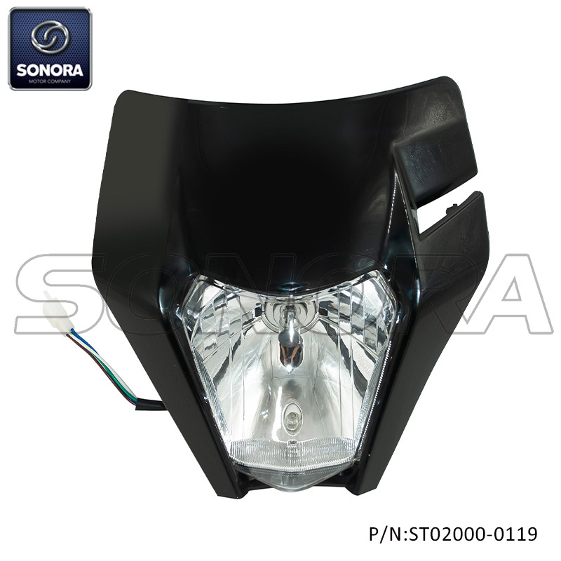  KTM Head light-BLACK (P/N:ST02000-0119) Top Quality