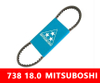 V BELT 738×18.0 MITSUBOSHI (P/N:ST04017-0039) Top Quality