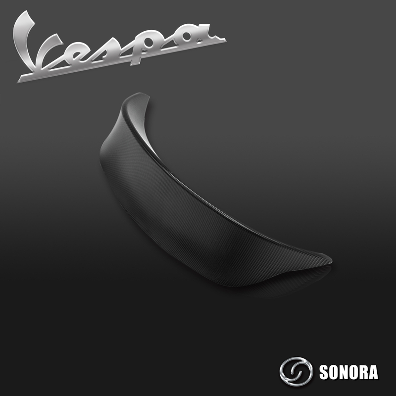 VESPA Sprint Primavera CNC Speedometer spolier black（P/N:ST06110-0100） Top Quality