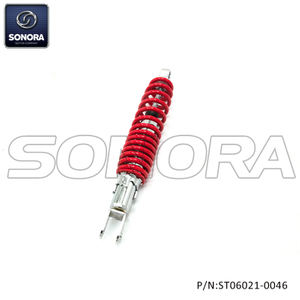 Shock absorber red/chrome 340MM (P/N:ST06021-0046) Top Quality