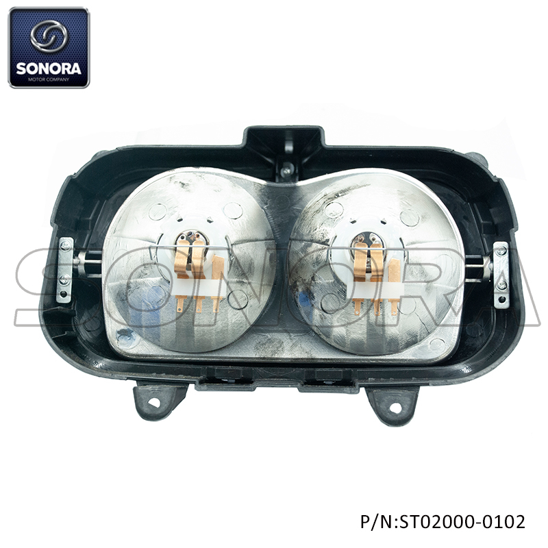 Booster headlighht with smoke lens (P/N:ST02000-0102) Top Quality
