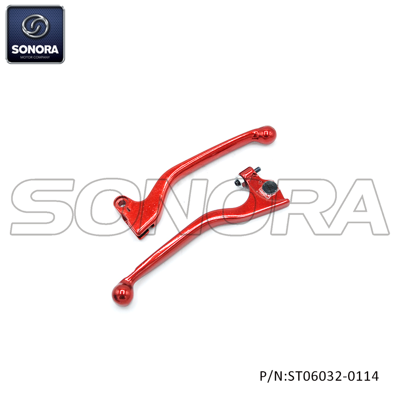 Derbit Rieju Lever set Red（P/N:ST06032-0114） Top Quality