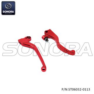 Lever set for RIEJU MRT，MARATHON (J.JUAN) Red（P/N:ST06032-0113） Top Quality