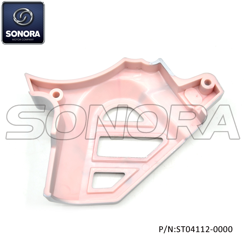 Minarelli AM6 Sproket Cover-Silver(P/N:ST04112-0000) Top Quality