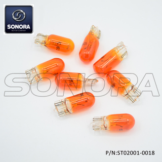 Bulb 12V 5W T10 orange (P/N:ST02001-0018) Top Quality