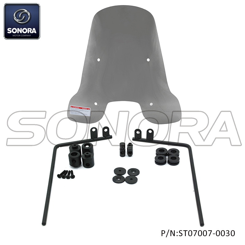 ZNEN ZN50QT-E1 Grande Retro Torino High Windshield with Mounting Set Smoke(P/N:ST07007-0030) Original Quality