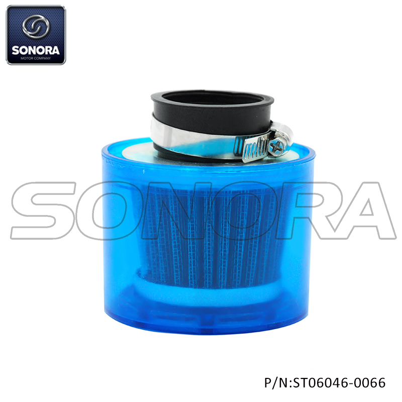  Air filter 35mm straight blue shield(P/N:ST06046-0066 ） Top Quality 