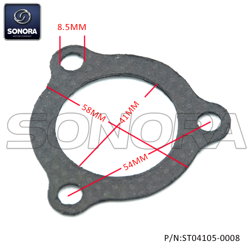 EXHAUST GASKET DERBI SENDA APRILIA RX SX（P/N:ST04105-0008） Top Quality