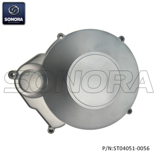 Minarelli AM6 Left Crankcase Cover matt black (P/N:ST04051-0056) Top Quality