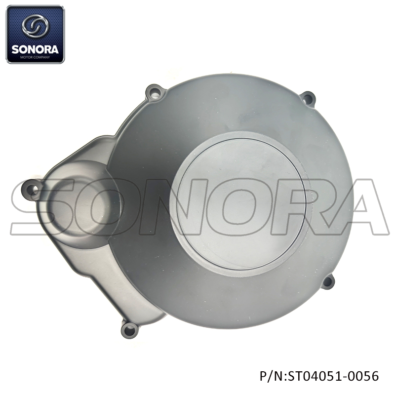 Minarelli AM6 Left Crankcase Cover matt black (P/N:ST04051-0056) Top Quality