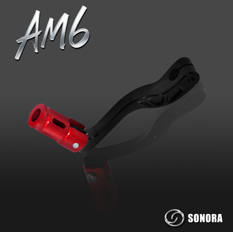 AM6 SHIFTER PEDAL ASSY RED/BLACK (P/N:ST04098-0050) Top Quality
