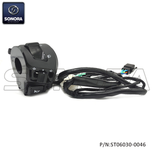 SYM JETX125 (EUR5) LC watercooled LEFT HANDLE SWITCH ASSY.,MODEL 2 REAR DISC 35200-XN1-010（P/N:ST06030-0046） Top Quality