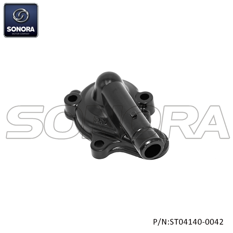 Minarelli AM6 Water pump cover 13C-E2422 black (P/N: ST04140-0042) Top Quality