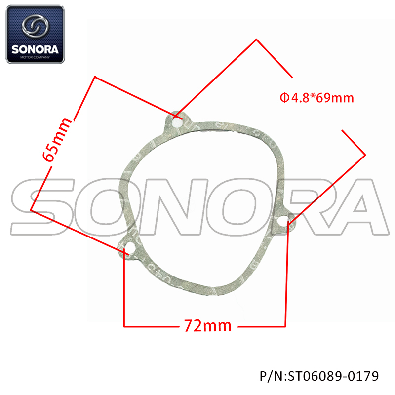 KTM 250 EXC TPI 2019 GASKET FOR CONTROL COVER L/S REPLICA 54837006000（P/N:ST06089-0179） Top Quality