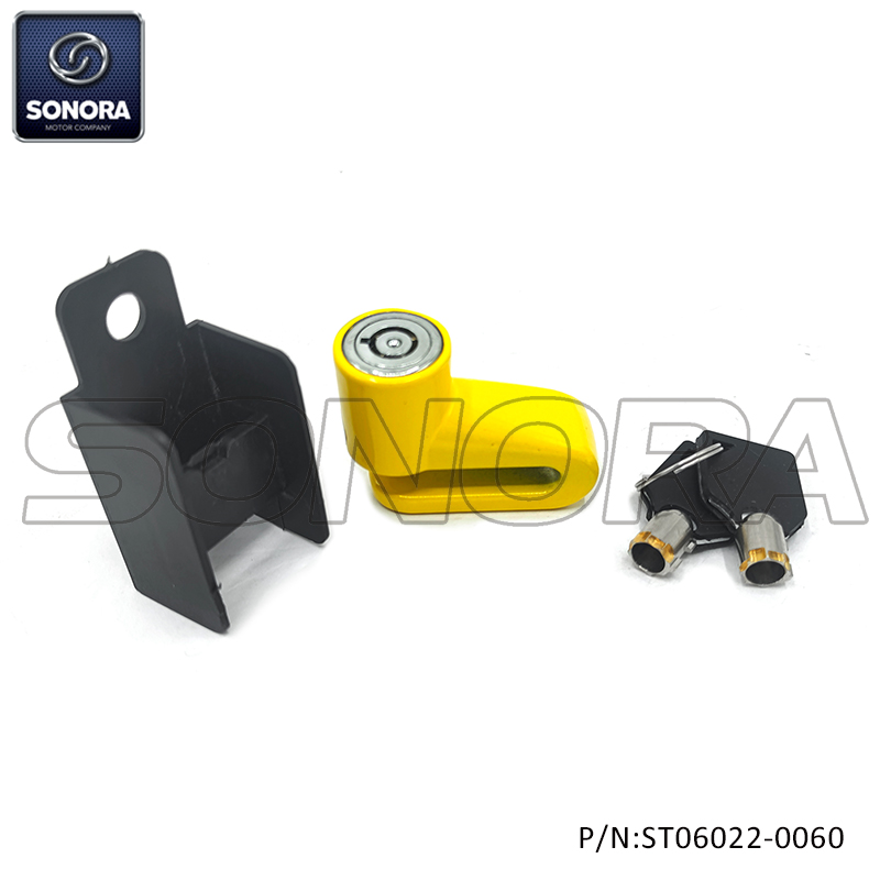 Disc brake lock mini 5.5mm yellow(P/N:ST06022-0060) Top Quality