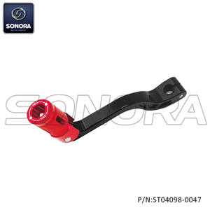 DERBI SHIFTER PEDAL ASSY RED/BLACK (P/N:ST04098-0047) Top Quality
