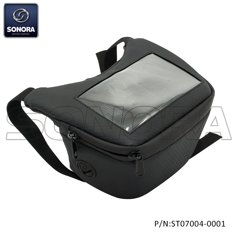 Handlebar Bag for Vespa,Lambretta,Scooter,Maxiscooter black (P/N:ST07004-0001) Top Quality