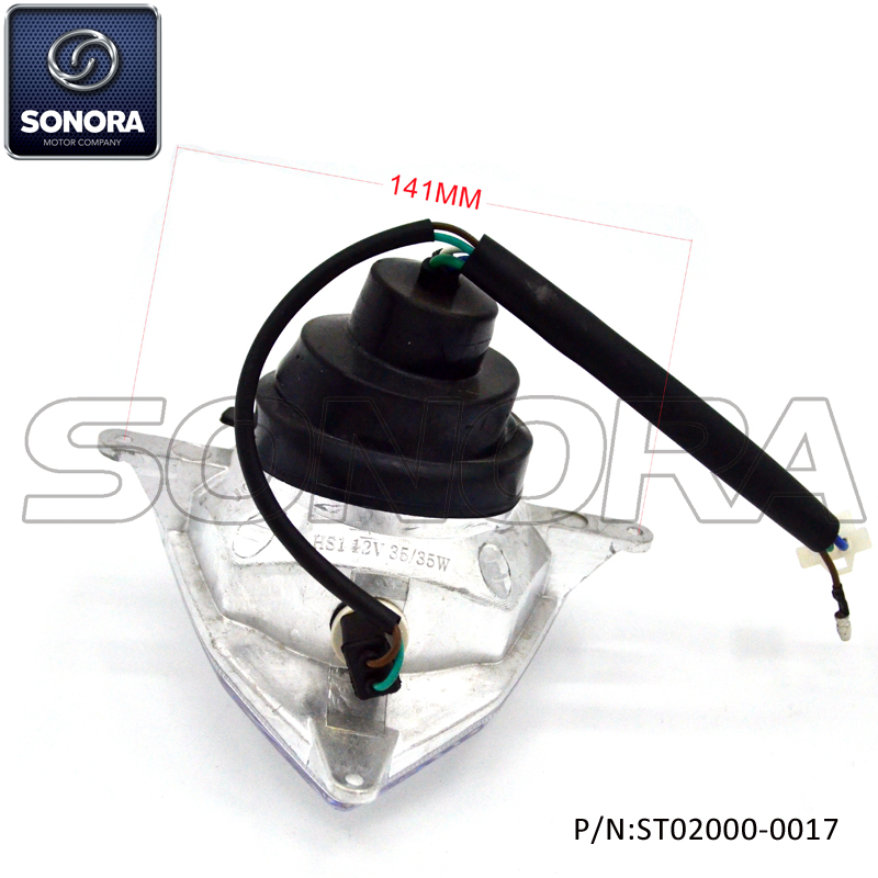 QINGQI QM125GY-2B Head Light Assy (P/N: ST02000-0017) Top Quality