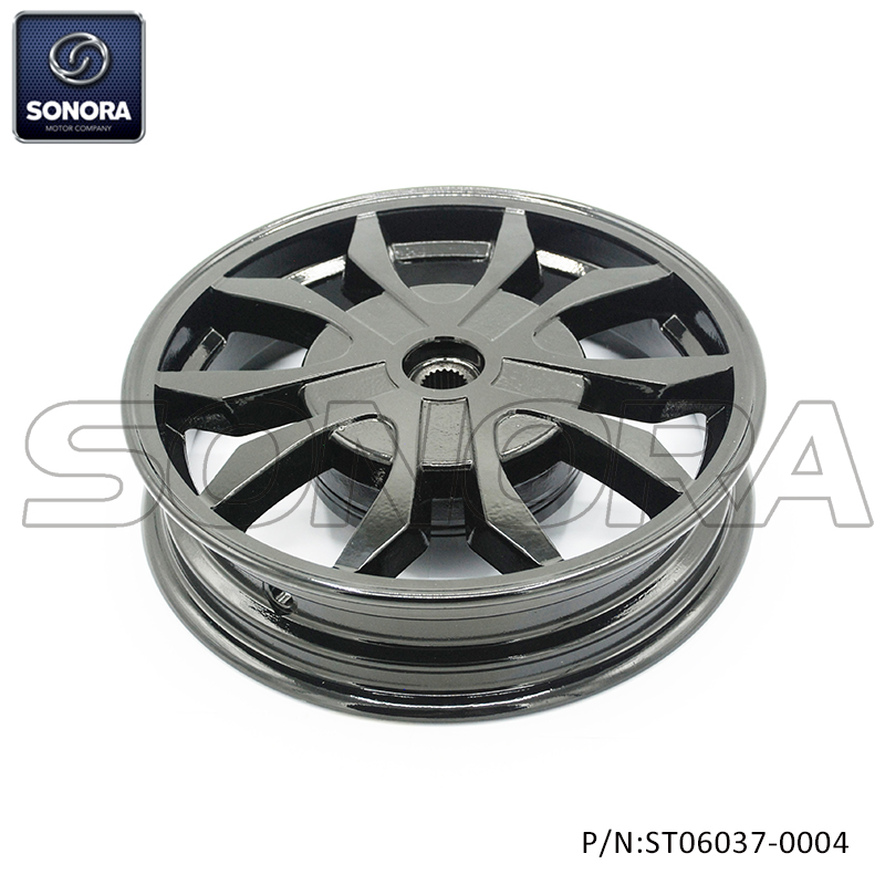 ZN50QT-30A Rear wheel rim New model-Glossy black (P/N:ST06007-0004) TOP QUALITY