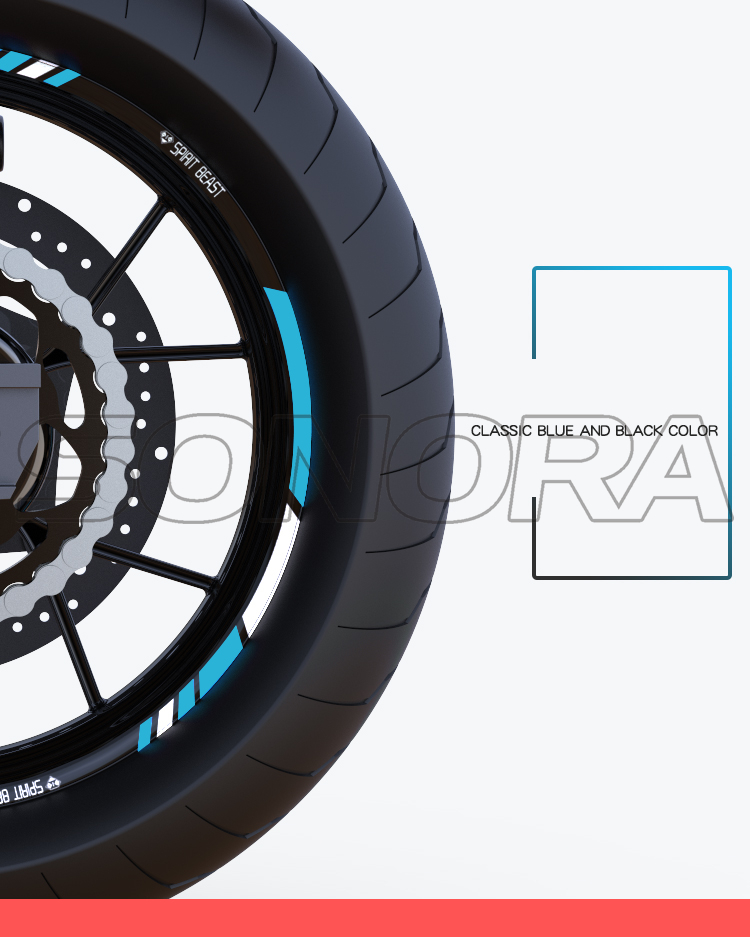 SPIRIT BEAST wheel stickers (3)