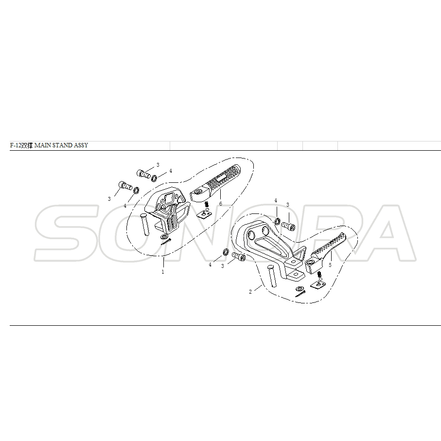 LONGJIA MAIN STAND ASSY 