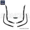 PIAGGIO Vespa Sprint Primavera Leg Shield And Footbord Strip Set Gloss Black 5pcs SPRINT(P/N:ST06110-0040) Top Quality