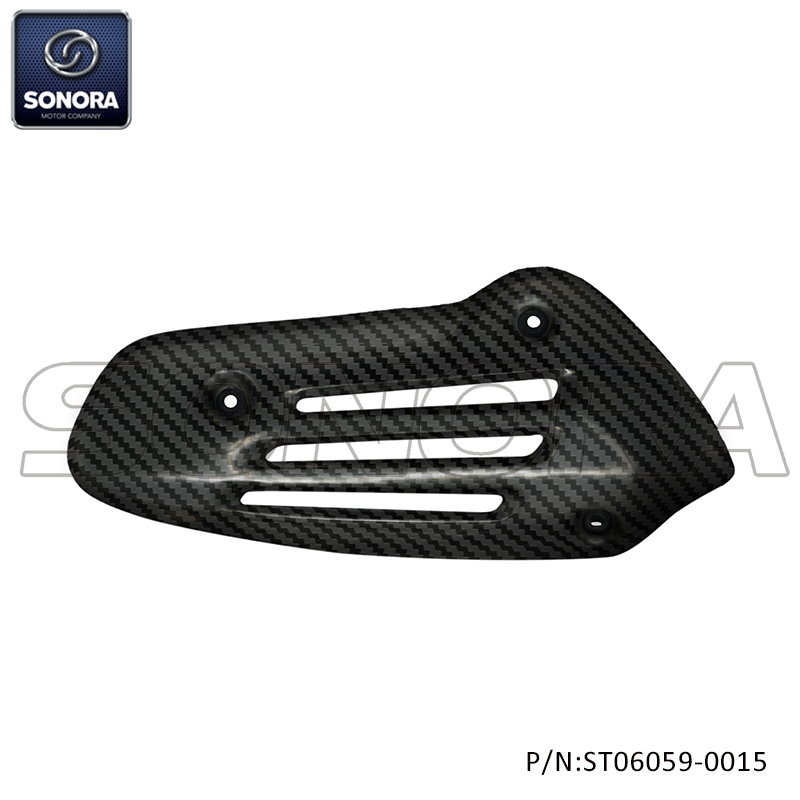 Heat shield protector Vespa Primavera Sprint Carbon look (P/N:ST06059-0015) Top Quality