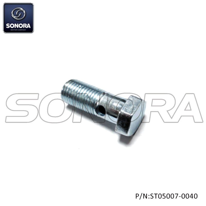 Banjo brake screw Ø10x1.00 mm chrome (P/N:ST05007-0040) Top Quality