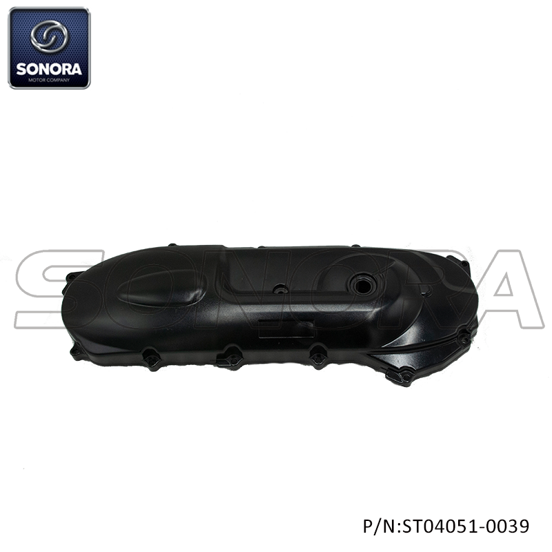 Left Crankcase Cover for Yamaha Neos Jog R Mbk Ovetto 5EU-E5411-00 Glossy Black(P/N:ST04051-0039)Top Quality