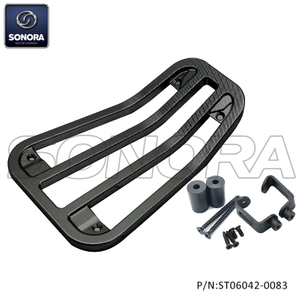 Premium quality CNC Luggage rack for vespa GTS matt black (P/N:ST06042-0083) Top Quality