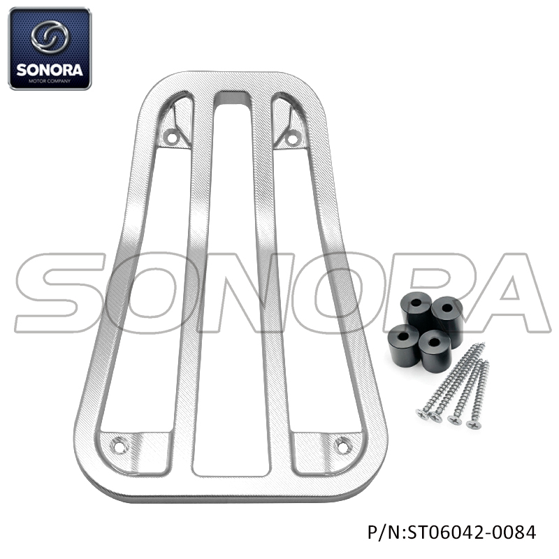 Premium quality CNC Luggage rack for vespa GTS silver (P/N:ST06042-0084) Top Quality