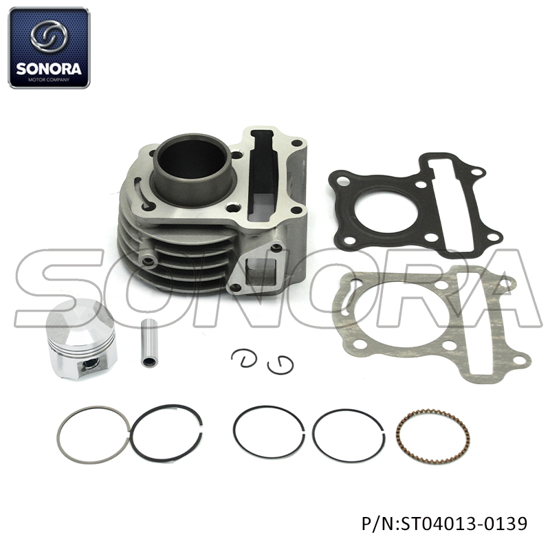 39MM Cylinder kit for GY6 Kymco, Peugeot, Rieju with 10MM pin（P/N:ST04013-0139） Top Quality