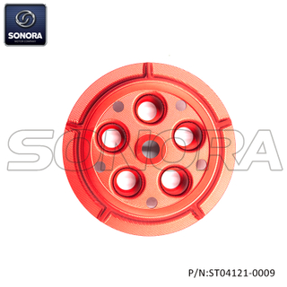 CNC Clutch plate for DERBI 50 125cc 847046 Red(P/N:ST04121-0009) Top Quality
