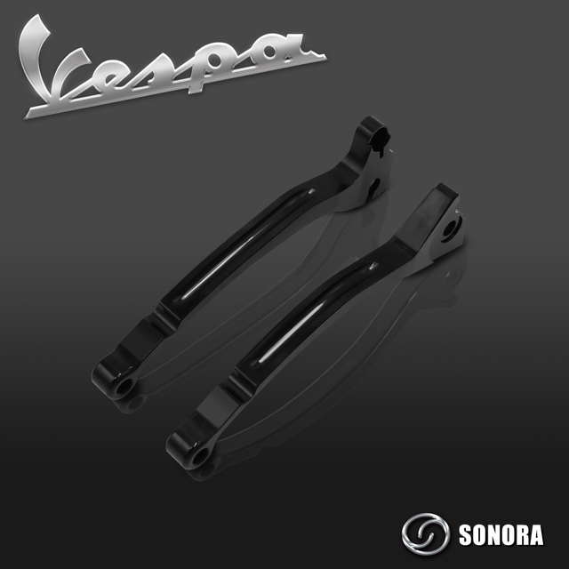 CNC Lever set for Vespa sprint primavera (P/N:ST06036-0049) Original Quality Spare Parts