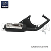 Exhaust for Kymco Super 9 AC Agility 2T Super 8 2T Like Dink YUP SYM Jet Mask Red Devil Shark RS 50cc AC(P/N:ST06058-0062 ) Top Quality