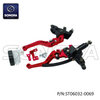 Universal Motorcycle CNC lever Red（P/N:ST06032-0069） Top Quali