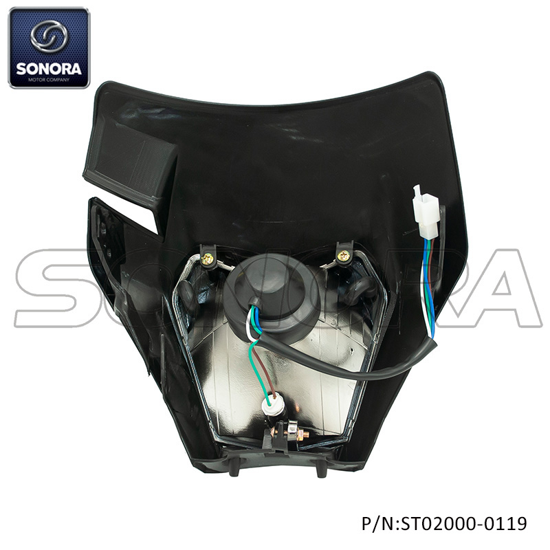  KTM Head light-BLACK (P/N:ST02000-0119) Top Quality